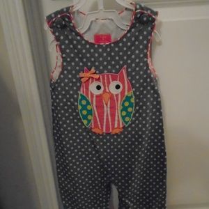 EUC girls jumpsuit w/ruffle hem super cute!!